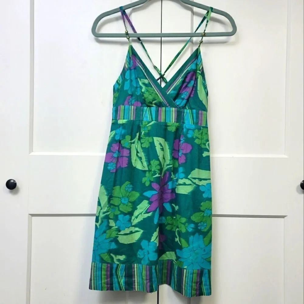 Guess Jeans criss cross spaghetti strap dress, size 5